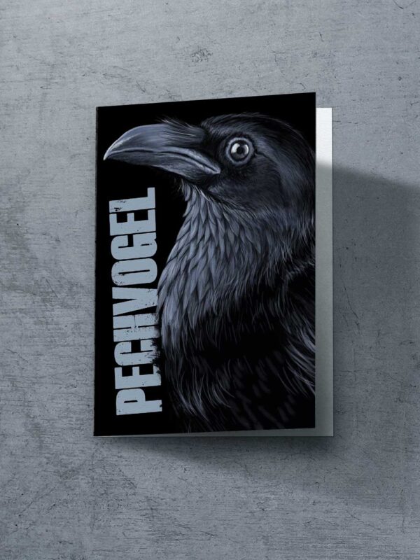 Grußkarte "Pechvogel" | 115x165mm inkl. DIN B6-Umschlag
