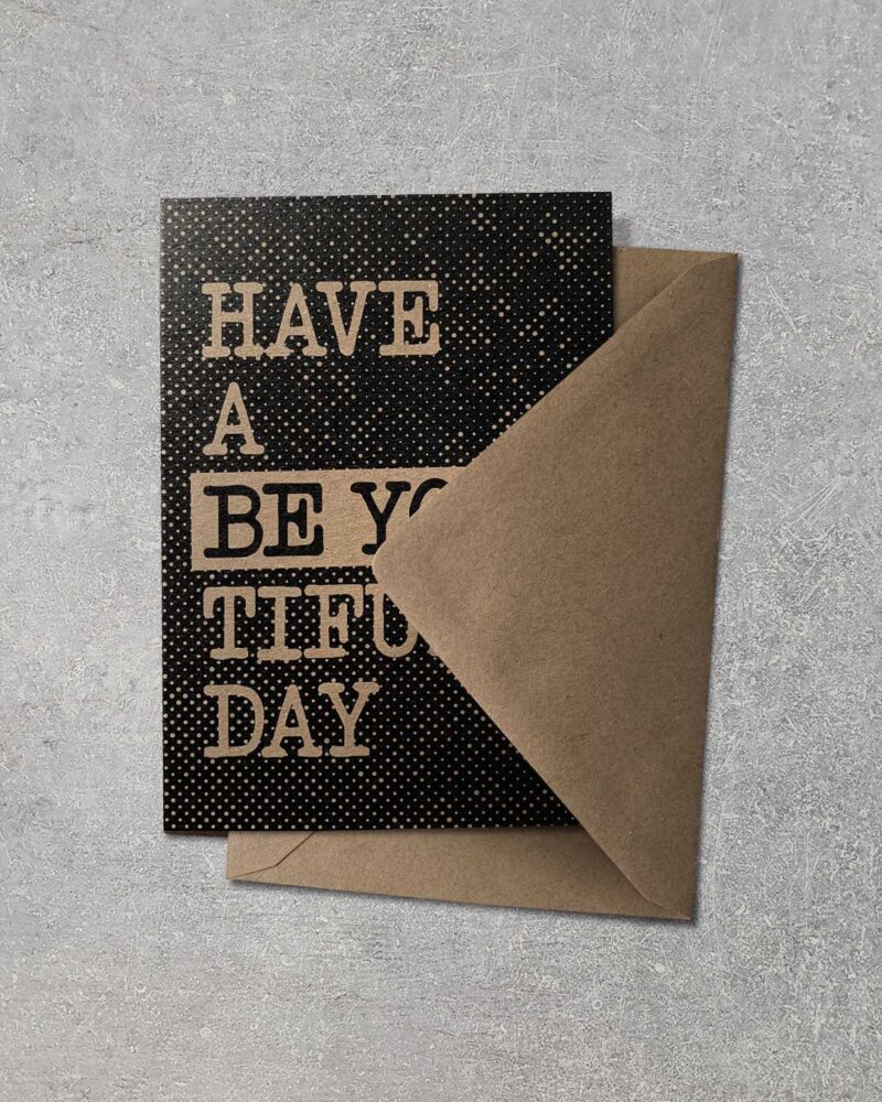 Grußkarte "Be You" | 115x165mm inkl. DIN B6-Umschlag – Bild 2