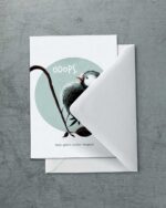 Grußkarte "Ooops" | 115x165mm inkl. DIN B6-Umschlag – Bild 2