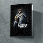 Grußkarte "Licence To Chill" | 115x165mm inkl. DIN B6-Umschlag