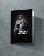 Grußkarte "Licence To Chill" | 115x165mm inkl. DIN B6-Umschlag