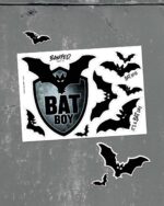 Stickerbogen "Bat Boy" | 7 Sticker auf DIN A6-Bogen
