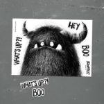 Stickerbogen "Monster Gruffy XL" | 4 Sticker auf DIN A6-Bogen