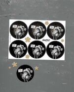 Stickerbogen "Fette Grüße" | 10 Sticker auf DIN A6-Bogen