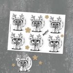 Stickerbogen "Christmas Mood" | 10 Sticker auf DIN A6-Bogen