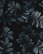 Allover Dark Leaves | Viskose | Blautöne – Bild 4