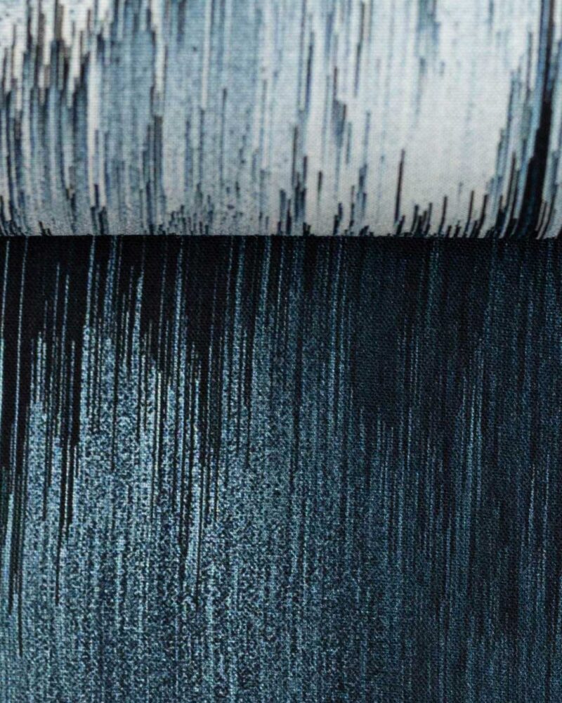 Allover Dripstones | Viskose | Cool Blue – Bild 5