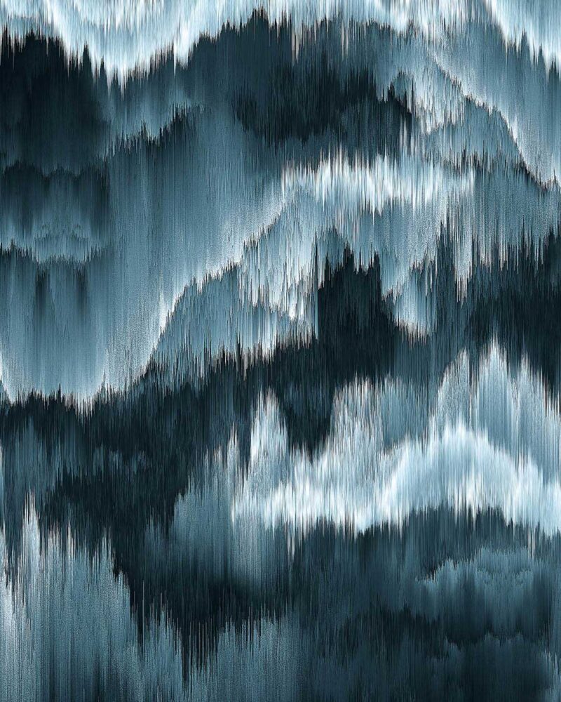 Call_Of-The_Mountain_Dripstones_Blue Allover Dripstones | Viskose | Cool Blue – Bild 1