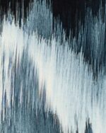 Allover Dripstones | Viskose | Cool Blue – Bild 6