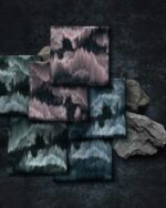 Allover Dripstones | Viskose | Cool Blue – Bild 7