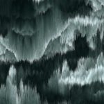 Allover Dripstones | Viskose | Smaragd