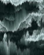 Allover Dripstones | Viskose | Smaragd