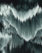 Allover Dripstones | Viskose | Smaragd – Bild 5