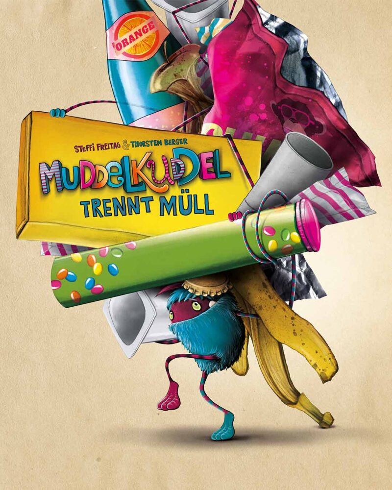 Muddelkussel_trent_Muell_Detail-1 Muddelkuddel trennt Müll | Steffi Freitag & Thorsten Berger – Bild 3