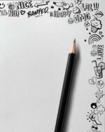 Notizblock "Doodles" | DIN A5 148 x 210 mm | 25 Blatt – Bild 2