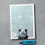 Notizblock "Snow Panda" | DIN A5 148 x 210 mm | 25 Blatt