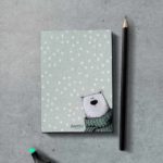 Notizblock "Eisbär Neo" | DIN B7 88 x 125 mm | 25 Blatt