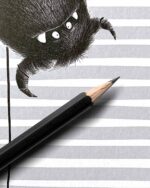 Notizblock "Monster Gruffy" | DIN B7 88 x 125 mm | 25 Blatt – Bild 2