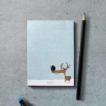 Notizblock "Rentier Rudi" | DIN B7 88 x 125 mm | 25 Blatt