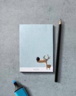 Notizblock "Rentier Rudi" | DIN B7 88 x 125 mm | 25 Blatt