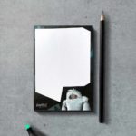 Notizblock "Yeti Rocks" | DIN B7 88 x 125 mm | 25 Blatt