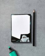 Notizblock "Yeti Rocks" | DIN B7 88 x 125 mm | 25 Blatt