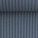 Grobstrickbündchen "Heiko" | Schlauchware | Rauchblau