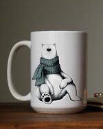 Stickerbogen "Eisbär Neo" | 10 Sticker auf DIN A6-Bogen – Bild 2