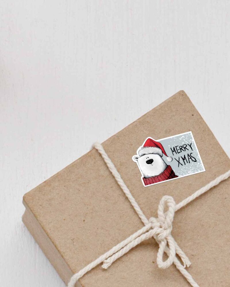 Stickerbogen "Santa Neo" | 8 Sticker auf DIN A6-Bogen – Bild 2