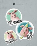 EASY DIGISET "Schweinerei" | Vorgestaltete Motive/Motivbögen – Bild 2
