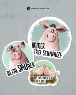 EASY DIGISET "Schweinerei" | Vorgestaltete Motive/Motivbögen – Bild 3