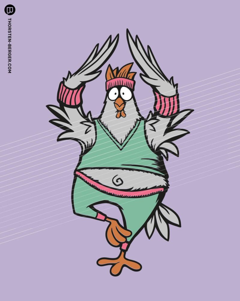 Plotterdatei Yoga Chicks by Thorsten Berger