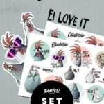 BAMPED® Digistamps Chickeria by Thorsten Berger