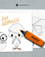 BAMPED SET Digistamps "Little Chicks" by Thorsten Berger