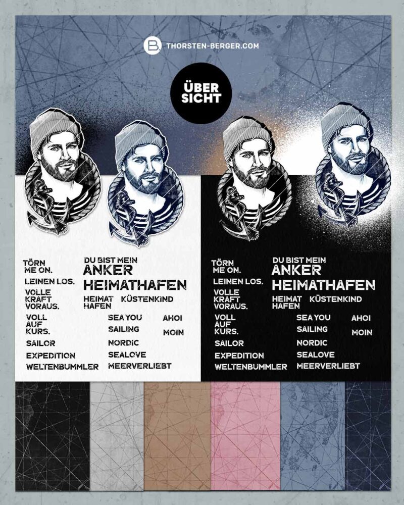 BAMPED Digistamps + Digipaper Set by Thorsten Berger