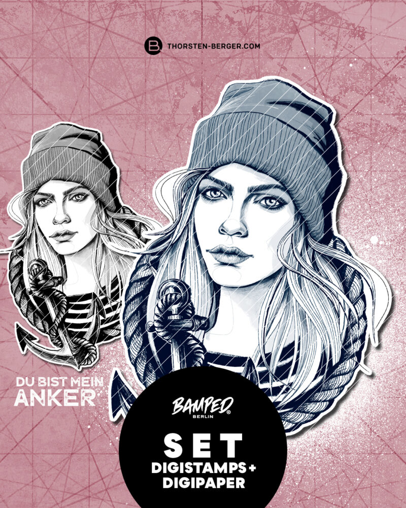 BAMPED Digistamps + Digipaper Set by Thorsten Berger