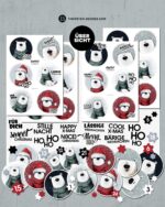 EASY DIGISET "Eisbär Neo" | Vorgestaltete Motive/Motivbögen – Bild 2