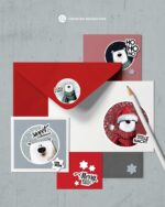 EASY DIGISET "Eisbär Neo" | Vorgestaltete Motive/Motivbögen – Bild 4