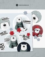 EASY DIGISET "Eisbär Neo" | Vorgestaltete Motive/Motivbögen – Bild 7