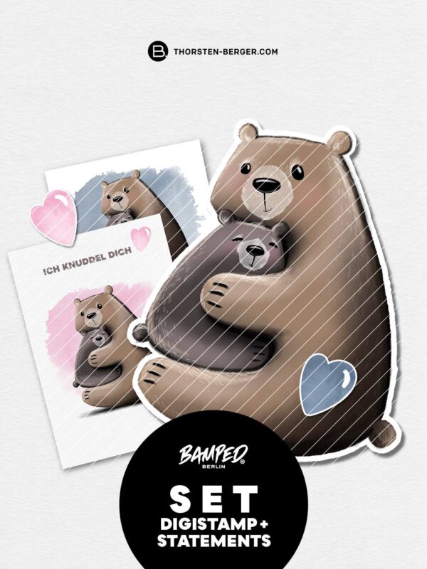 BAMPED Digistamps + Digipaper Set by Thorsten Berger