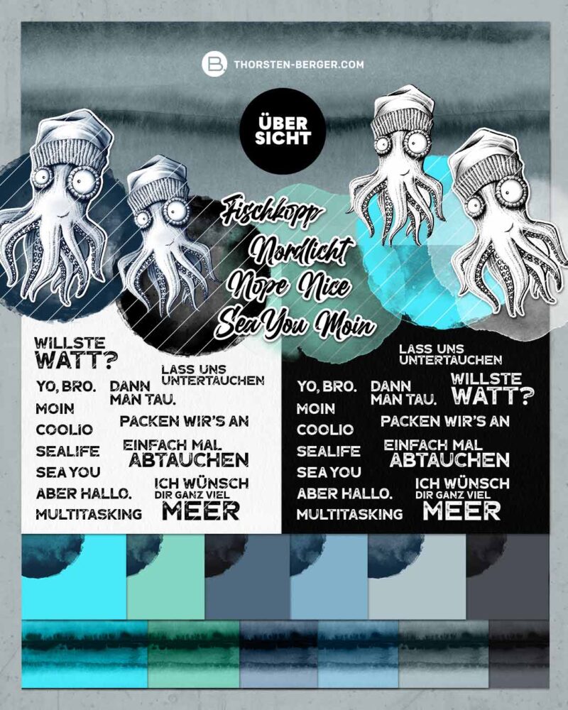 BAMPED Digistamps + Digipaper Set by Thorsten Berger