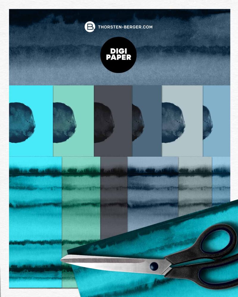 BAMPED Digistamps + Digipaper Set by Thorsten Berger