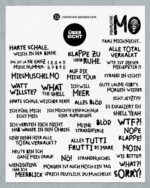 BAMPED Digistamps Megaset "Miesmuschel Mo" by Thorsten Berger