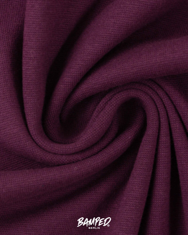 Bündchen "Heike"| Schlauchware | Aubergine – Bild 2