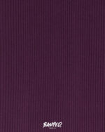 Grobstrickbündchen "Heiko" | Schlauchware | Aubergine – Bild 3