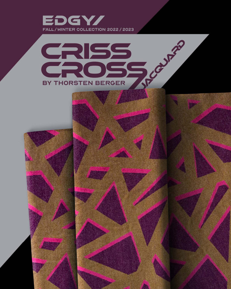 BAMPED Swafing Kollektion Edgy "Crisscross Jacquard" by Thorsten Berger
