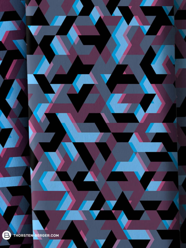 BAMPED Swafing Kollektion Edgy "Geometric Camouflage" by Thorsten Berger