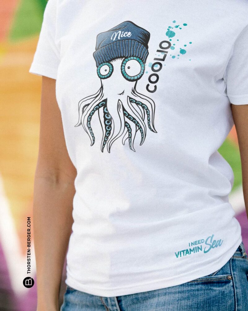 BAMPED® Plotterdatei "Octopus Emil" by Thorsten Berger