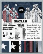 DIGISTAMPS + DIGIPAPER "URBAN SANTA" – Bild 2