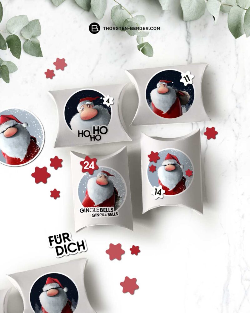 EASY DIGISET "Santa Claus" | Vorgestaltete Motive/Motivbögen – Bild 4
